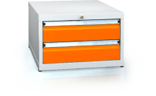 Závěsný kontejner pro pracovní stoly 351 x 555 x 600 - 2x zásuvka